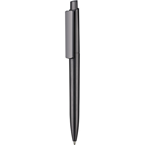 Kugelschreiber Crest , Ritter-Pen, schwarz, ABS-Kunststoff, 14,90cm (Länge), Bild 1