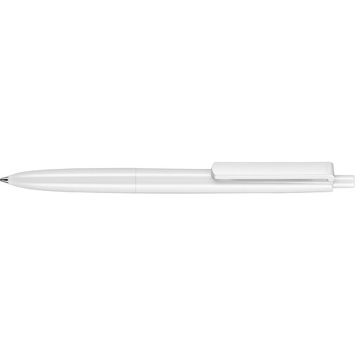 Kugelschreiber New Basic , Ritter-Pen, weiß, ABS-Kunststoff, 13,40cm (Länge), Bild 3