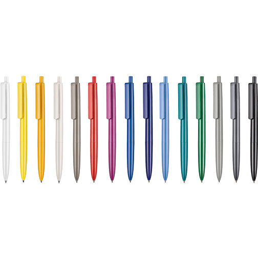 Kugelschreiber New Basic , Ritter-Pen, weiss/minz-grün, ABS-Kunststoff, 13,40cm (Länge), Bild 4