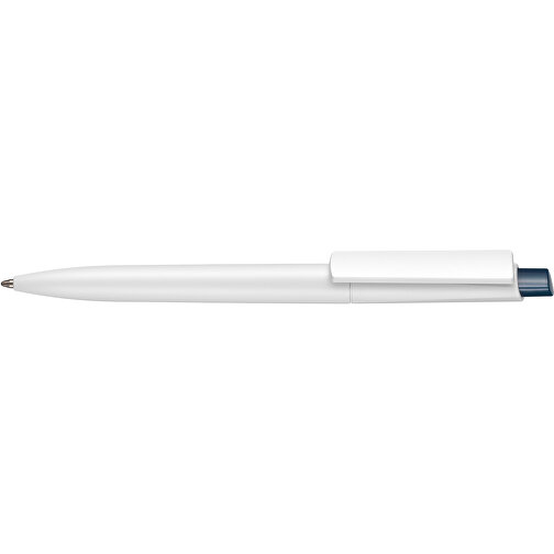Kugelschreiber Crest ST , Ritter-Pen, weiss/smaragd-grün-TR/FR, ABS-Kunststoff, 14,90cm (Länge), Bild 3