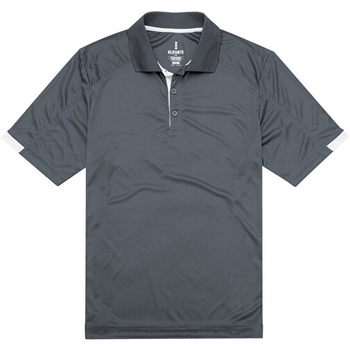 Kiso Poloshirt Cool Fit Für Herren , stahlgrau, Strukturierter Strick mit Cool Fit Finish 100% Mikro Polyester, 150 g/m2, L, , Bild 6