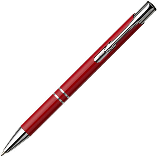 Kugelschreiber Aus Aluminium Albacete , rot, ABS, Aluminium, Plastik, Stahl, , Bild 2