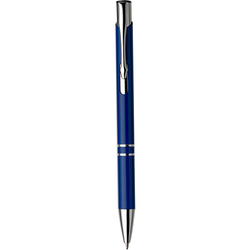 Kugelschreiber Aus Aluminium Albacete , kobaltblau, ABS, Aluminium, Plastik, Stahl, , Bild 1