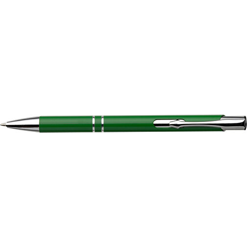 Kugelschreiber Aus Aluminium Albacete , hellgrün, ABS, Aluminium, Plastik, Stahl, , Bild 3
