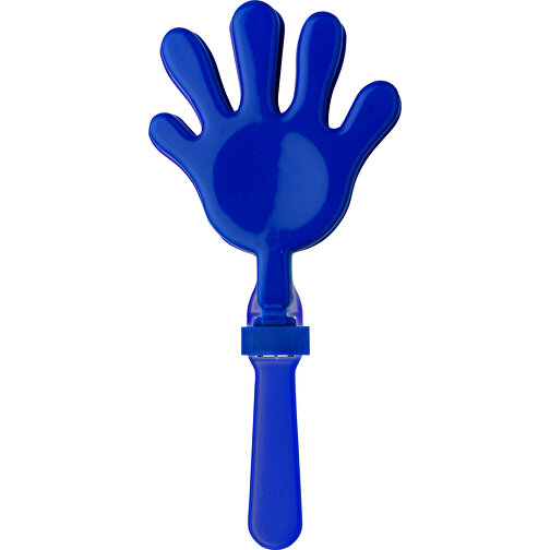 Klapperhand Aus Kunststoff Boris , kobaltblau, Plastik, PP, 18,50cm x 1,80cm x 8,50cm (Länge x Höhe x Breite), Bild 1