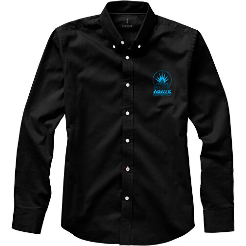 Vaillant Langärmliges Hemd , schwarz, Oxford-Gewebe 100% Baumwolle, 142 g/m2, XS, , Bild 2