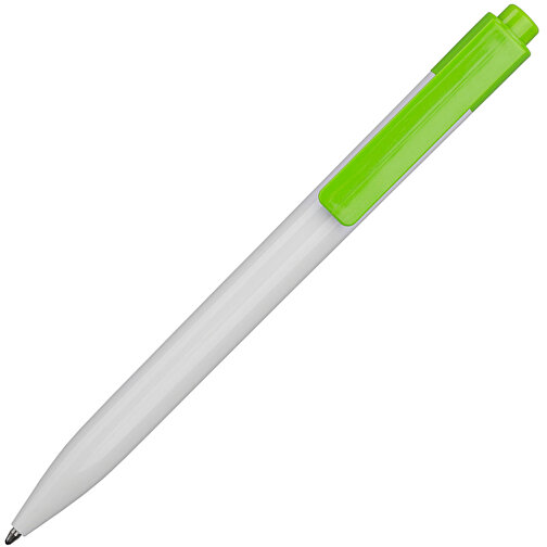 Kugelschreiber Summer , Promo Effects, weiß/grün, Kunststoff, 13,50cm (Länge), Bild 3