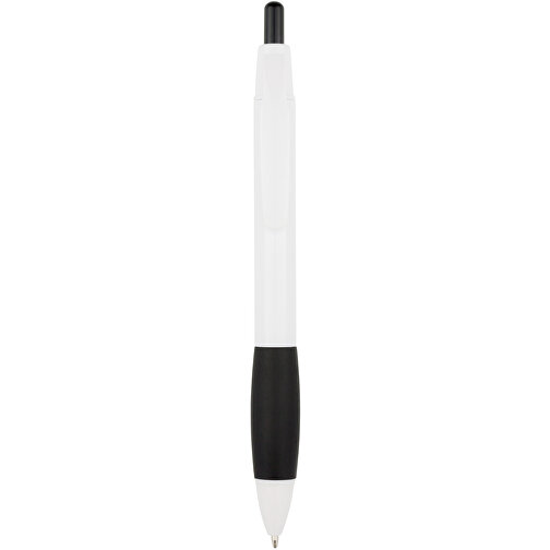 Kugelschreiber Kandi , Promo Effects, weiss / schwarz, Kunststoff, 14,10cm (Länge), Bild 2