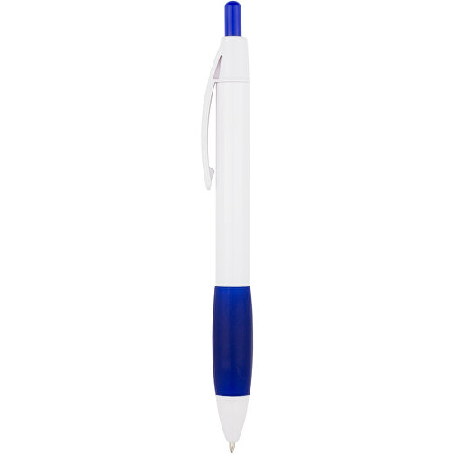 Kugelschreiber Kandi , Promo Effects, weiss / blau, Kunststoff, 14,10cm (Länge), Bild 3
