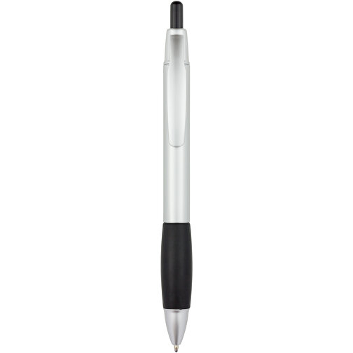 Kugelschreiber Kandi , Promo Effects, silber / schwarz, Kunststoff, 14,10cm (Länge), Bild 2