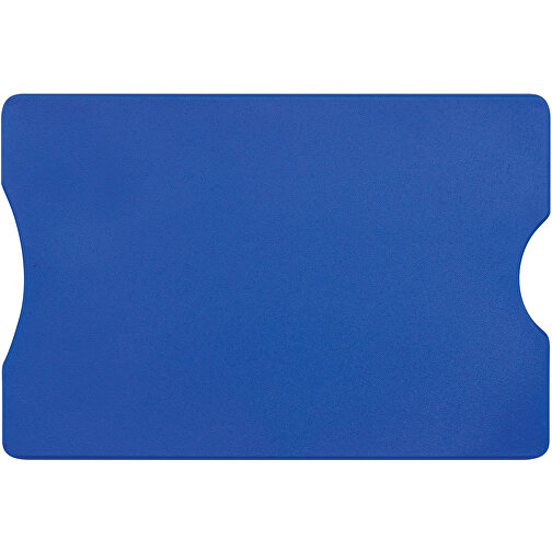 Kreditkartenhülle PROTECTOR , blau, Kunststoff, 9,00cm x 0,40cm x 6,00cm (Länge x Höhe x Breite), Bild 3