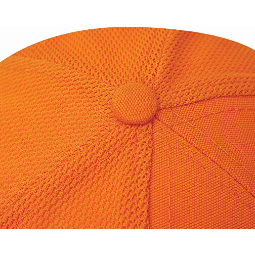 6-Panel-Cap PITCHER , orange, 100% Polyester, 230 g/m², 1,00cm (Länge), Bild 5