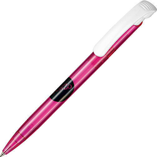 Kugelschreiber Clear Transparent S , Ritter-Pen, magenta, ABS-Kunststoff, 14,80cm (Länge), Bild 2