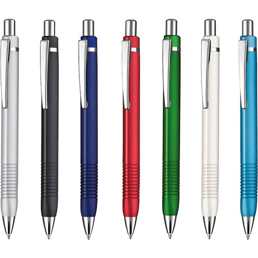 Kugelschreiber TRIANGLE SILBER , Ritter-Pen, silber, Aluminium, 14,10cm (Länge), Bild 4