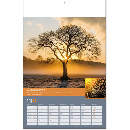 Calendario 'Landlaune' nel formato 24 x 37,5 cm, con pagine piegate, Immagine 12