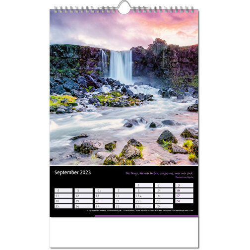 Calendario 'Emotion' in formato 24 x 38,5 cm, con rilegatura Wire-O, Immagine 10