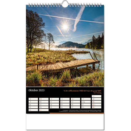 Calendario 'Emotion' in formato 24 x 38,5 cm, con rilegatura Wire-O, Immagine 11