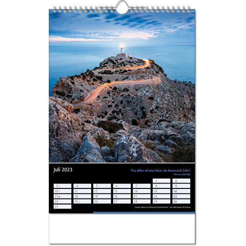 Kalender 'Emotion' i format 24 x 38,5 cm, med Wire-O indbinding, Billede 8