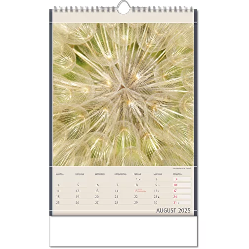 Calendrier 'Découvertes de la nature' au format 11 x 51 cm, avec reliure Wire-O, Image 9