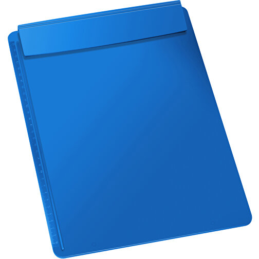Klemmbrett DIN A4 'Beta' , blau, blau, PS, 34,20cm x 1,90cm x 23,20cm (Länge x Höhe x Breite), Bild 1