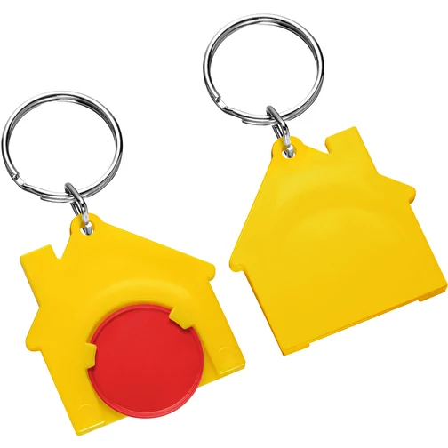 Porte-clés jeton1 € 'Maison', Image 1