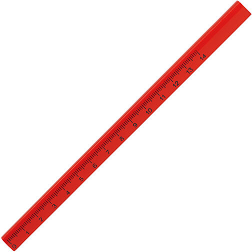 Maderos , rot, Holz, 17,50cm x 0,80cm x 1,00cm (Länge x Höhe x Breite), Bild 2