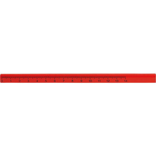Maderos , rot, Holz, 17,50cm x 0,80cm x 1,00cm (Länge x Höhe x Breite), Bild 3