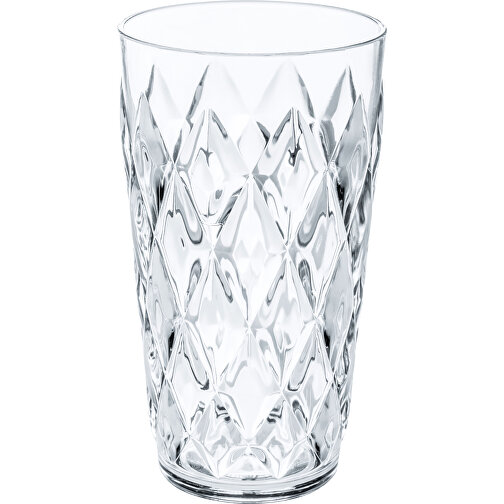 CRYSTAL L Glas 450ml , Koziol, crystal clear, Koziol Thermoplastic, 8,50cm x 15,20cm x 8,50cm (Länge x Höhe x Breite), Bild 1