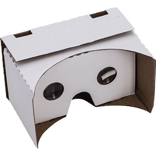 VR-Brille REEVES-TOMBOA , Reeves, weiß, Karton, 21,00cm x 1,50cm x 13,00cm (Länge x Höhe x Breite), Bild 1