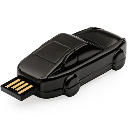 USB-Stick CAR 2GB , Promo Effects MB , schwarz MB , 2 GB , Zinklegierung MB , 3 - 10 MB/s MB , 5,50cm x 1,70cm x 2,70cm (Länge x Höhe x Breite), Bild 2