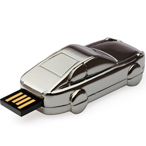 USB-Stick CAR 4GB , Promo Effects MB , silber MB , 4 GB , Zinklegierung MB , 3 - 10 MB/s MB , 5,50cm x 1,70cm x 2,70cm (Länge x Höhe x Breite), Bild 2