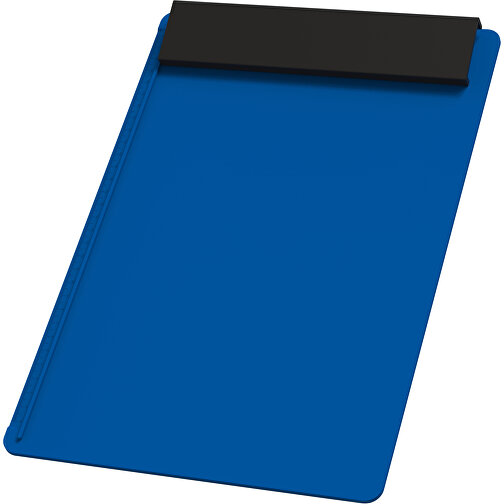 Klemmbrett DIN A4 'Alpha' , blau, schwarz, PS, 34,20cm x 2,10cm x 23,20cm (Länge x Höhe x Breite), Bild 1