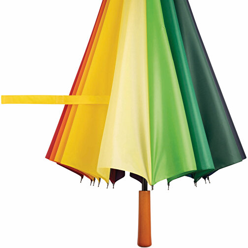 Golfschirm RAINBOW SKY , regenbogen, Metall / Polyester, , Bild 4