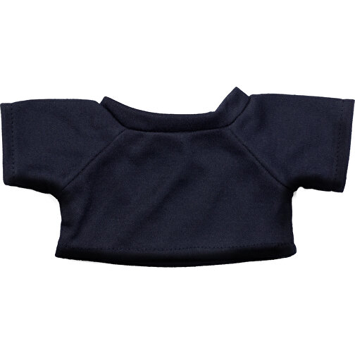 Mini-T-Shirt , dunkelblau, 100% Polyester, 10,00cm x 0,50cm x 19,00cm (Länge x Höhe x Breite), Bild 1