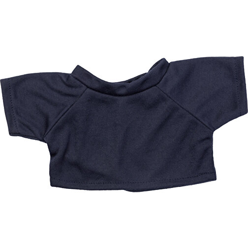 Mini-T-Shirt , dunkelblau, 100% Polyester, 12,00cm x 0,50cm x 22,50cm (Länge x Höhe x Breite), Bild 1