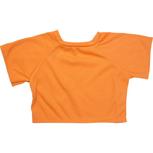 Mini-T-Shirt , orange, 100% Polyester, 20,00cm x 0,50cm x 32,00cm (Länge x Höhe x Breite), Bild 1
