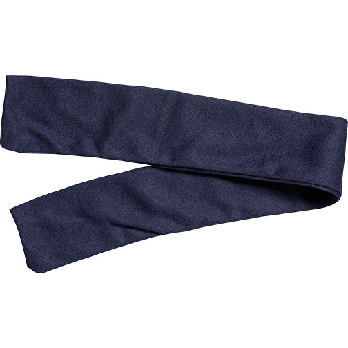 Schal , dunkelblau, 100% Polyester, 46,00cm x 0,30cm x 5,00cm (Länge x Höhe x Breite), Bild 1