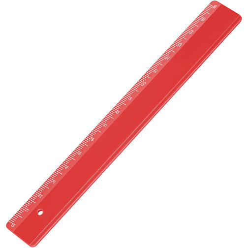 Lineal 16 Cm , rot, PS, 17,00cm x 0,20cm x 2,20cm (Länge x Höhe x Breite), Bild 1
