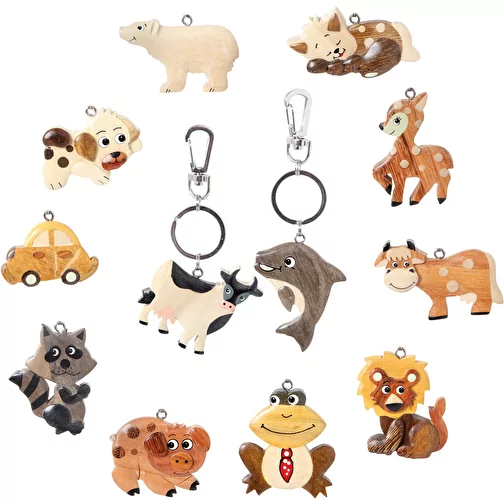 Porte-clés inlays, assortis, Image 2