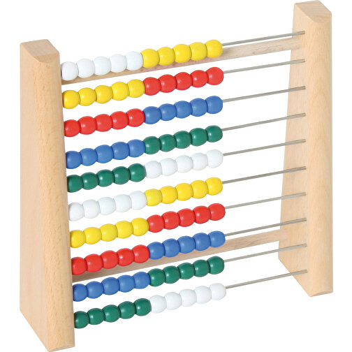 Cornice di matematica con 100 perline colorate, Immagine 1