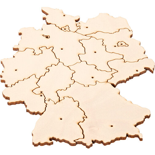 Deutschlandpuzzle , , 10,00cm x 3,00cm x 7,50cm (Länge x Höhe x Breite), Bild 1