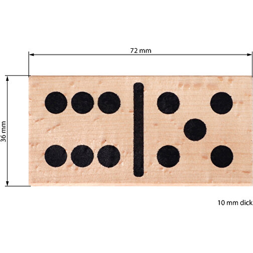 Domino Im Beutel , , 30,00cm x 7,00cm x 24,00cm (Länge x Höhe x Breite), Bild 5