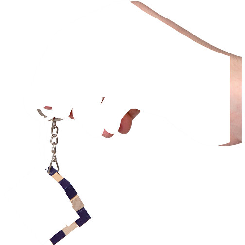 Schlüsselanhänger Würfelschlange , , 3,00cm x 3,00cm x 3,00cm (Länge x Höhe x Breite), Bild 5