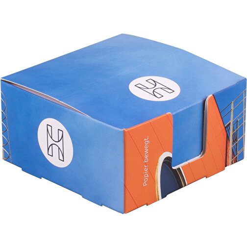 Kartonbox 'Display' 10 X 10 X 5 Cm , Box: 300 g/m² Chromokarton, Füllung: 90 g/m² holzfrei weiß, chlorfrei gebleicht, 10,00cm x 5,00cm x 10,00cm (Länge x Höhe x Breite), Bild 2