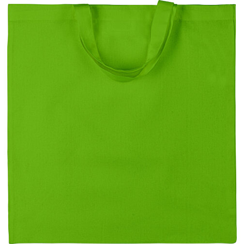 Baumwolltasche Farbig , hell grün, Baumwolle, 39,00cm x 41,00cm (Höhe x Breite), Bild 2