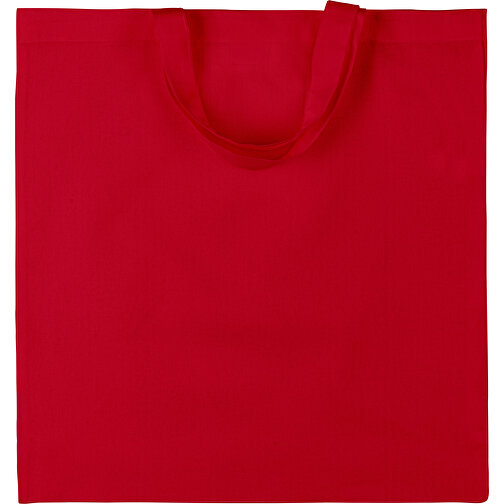 Baumwolltasche Farbig , rot, Baumwolle, 39,00cm x 41,00cm (Höhe x Breite), Bild 2