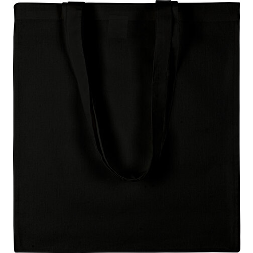 Baumwolltasche Farbig , schwarz, Baumwolle, 39,00cm x 41,00cm (Höhe x Breite), Bild 2