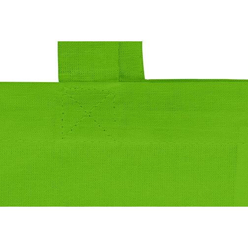 Baumwolltasche Farbig , hell grün, Baumwolle, 39,00cm x 41,00cm (Höhe x Breite), Bild 3