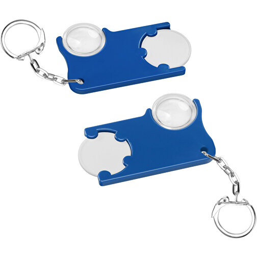 Porte-clés jeton1 € avec loupe, Image 1