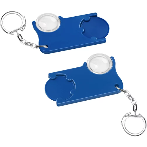 Porte-clés jeton1 € avec loupe, Image 1